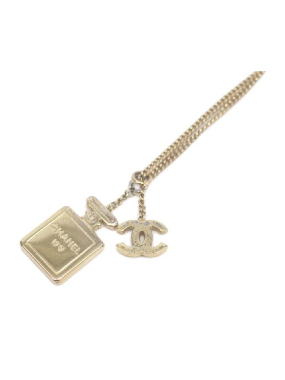 Chanel No5 Motif CC Logo Necklace